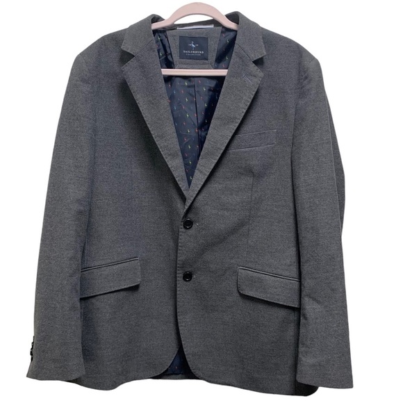 Tailorbyrd Other - Tailorbyrd Grey Men’s Sports Coat Blazer Double Breasted Size 42R